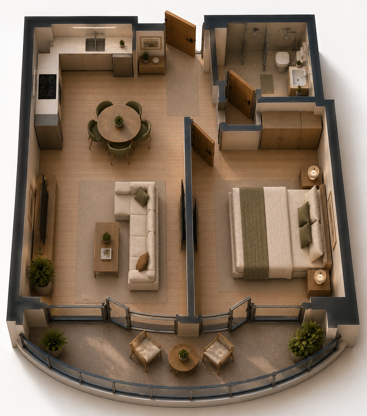 59 m² floor plan